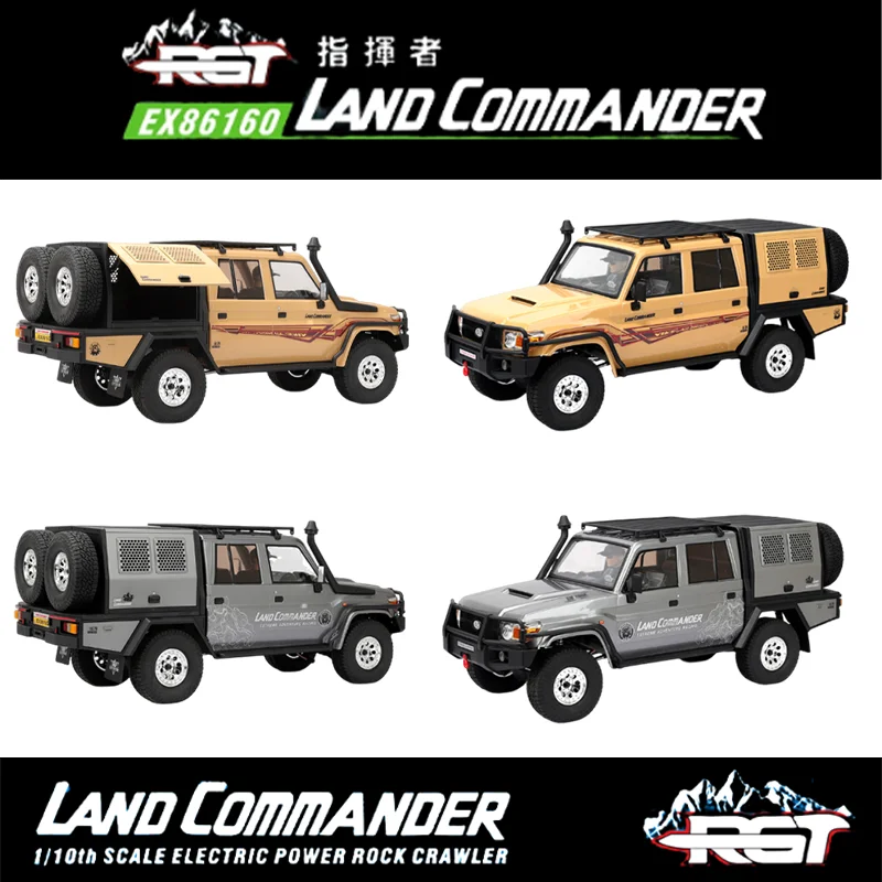 

RGT EX86160 1/10 LC79 Commander Remote Control Electric 4WD Climbing Car Simulation Off-Road Model Car Toy Gift