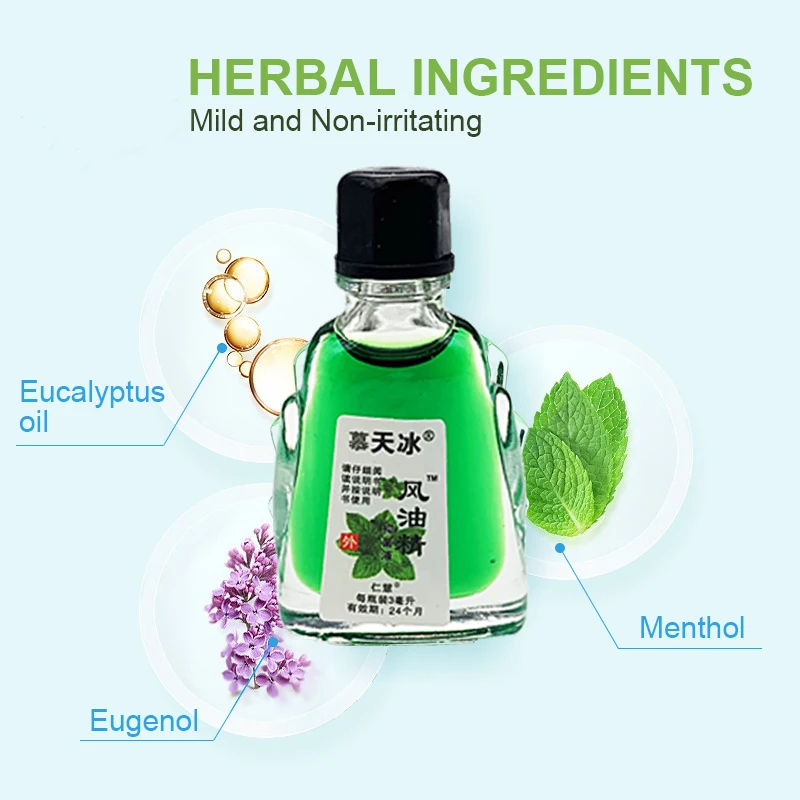 ZB Fengyoujing Pure Essential Mint Oil Tiger Balm Refreshing Liquid Repel Mosquitoes And Relieve Itching Headache Dizziness Cure