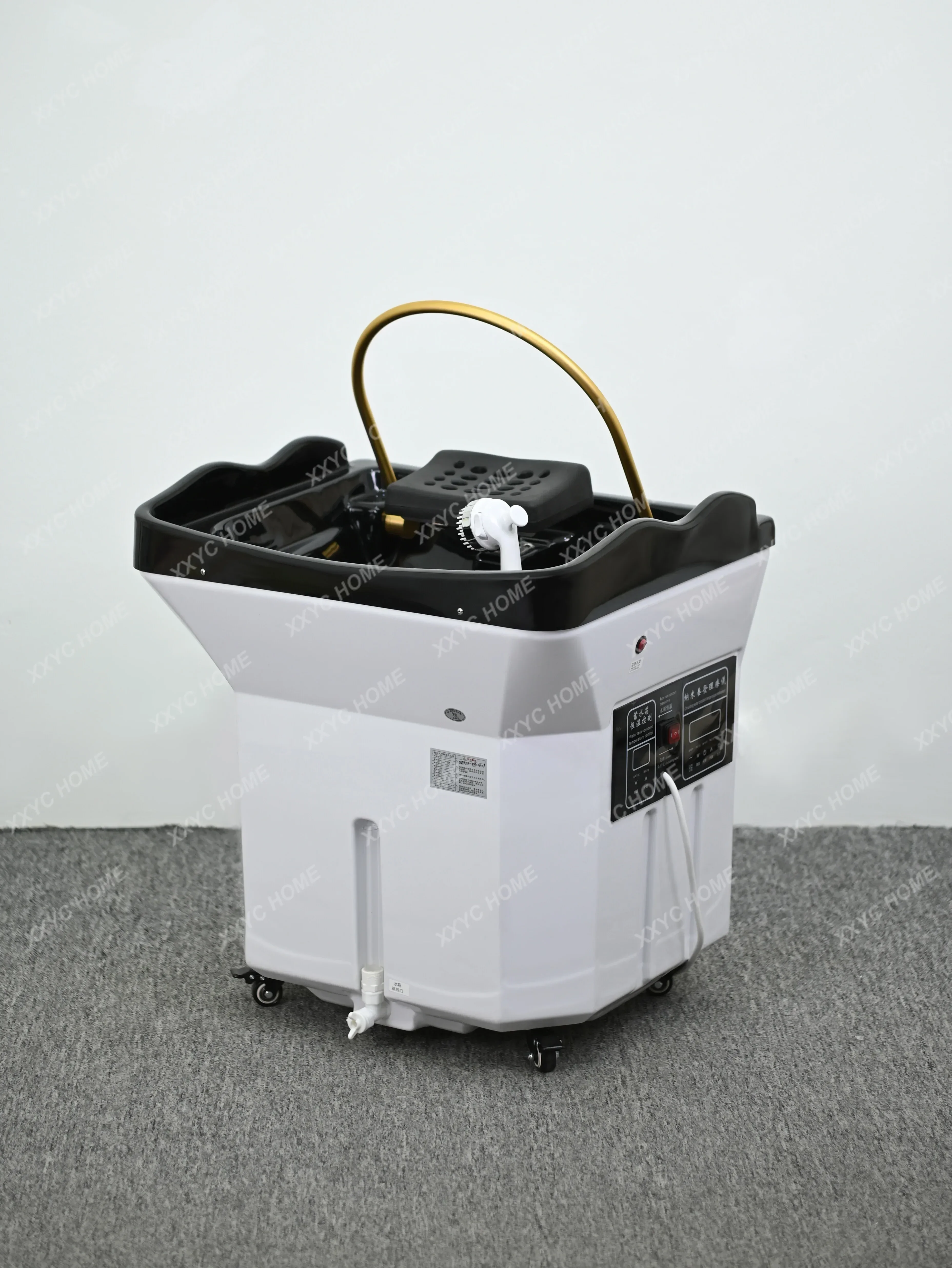 

shampoo bed water circulation fumigation movable hair treatment shampoo basin beauty special head treatment machine