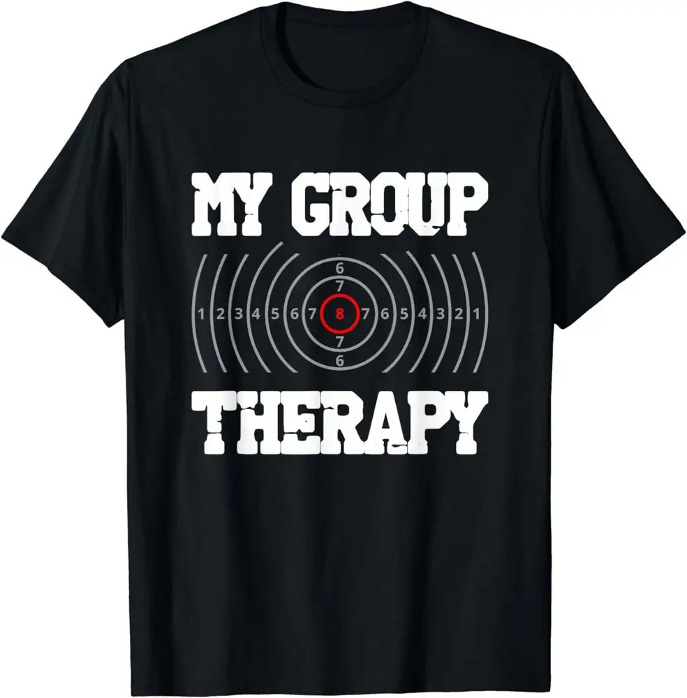 Group Therapy Shooting Clays Trap For A Range Shooter T-Shirt Unisex T-shirts For Man Woman Short Summer Tees Luxury Brand