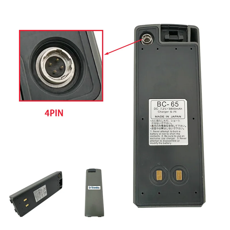 

Высококачественный и 100% новый аккумулятор BC-65 для тахеометра Trimble M3. Аккумулятор Trimble M3, Аккумулятор M3 BC-65