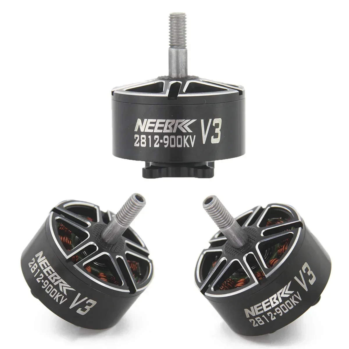 1/2/4PCS NEEBRC 2812 900KV 3-6S Brushless Motor for FPV Racing Drone RC Plane Aircraft Quadcopter 7/8inch Long Range Mark4