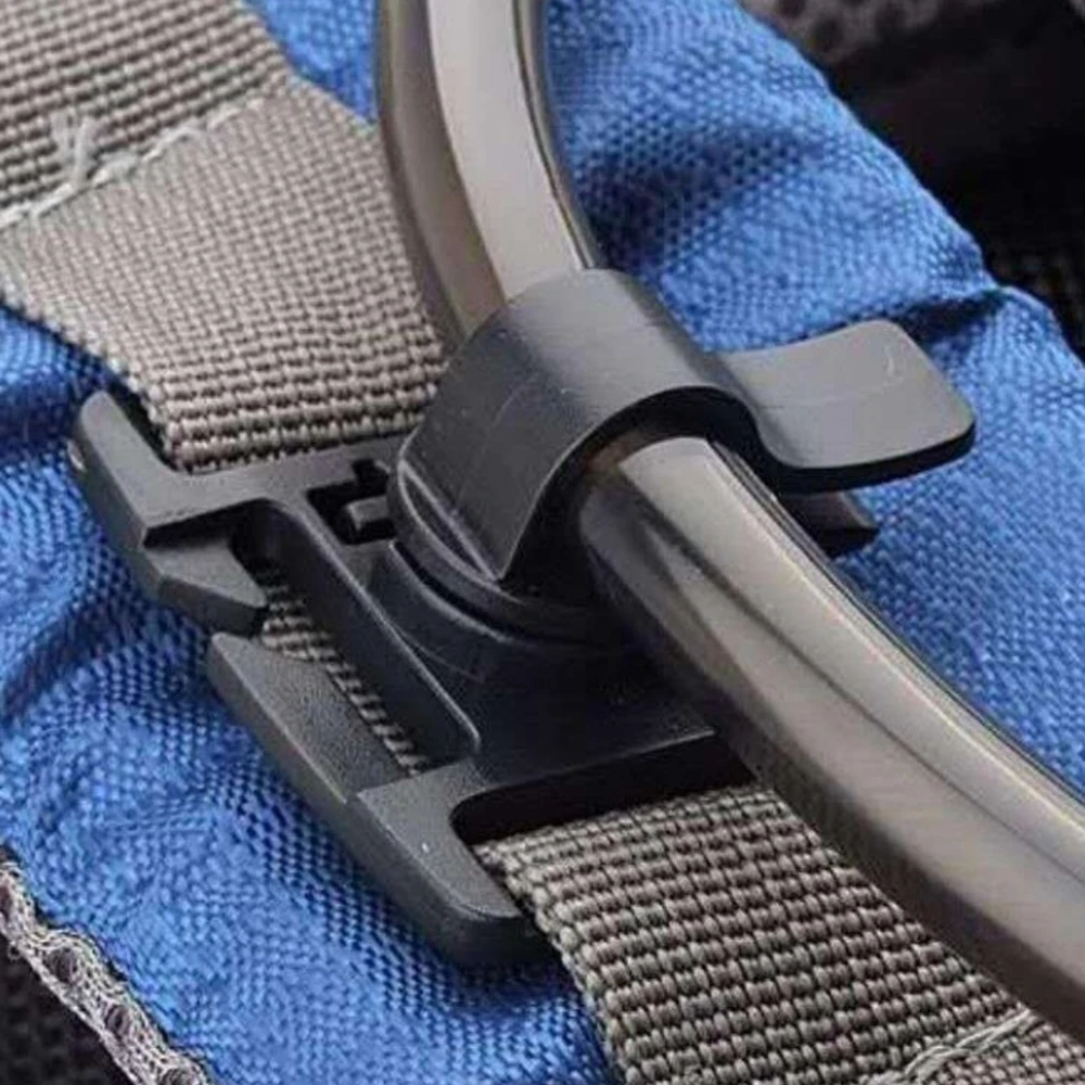 

Molle System Water Tube Clip 5PCS Tactical Vest Accessories Rotatable Hose Trap for AR-15 Camelbak Pack Bag and Hydration Packs