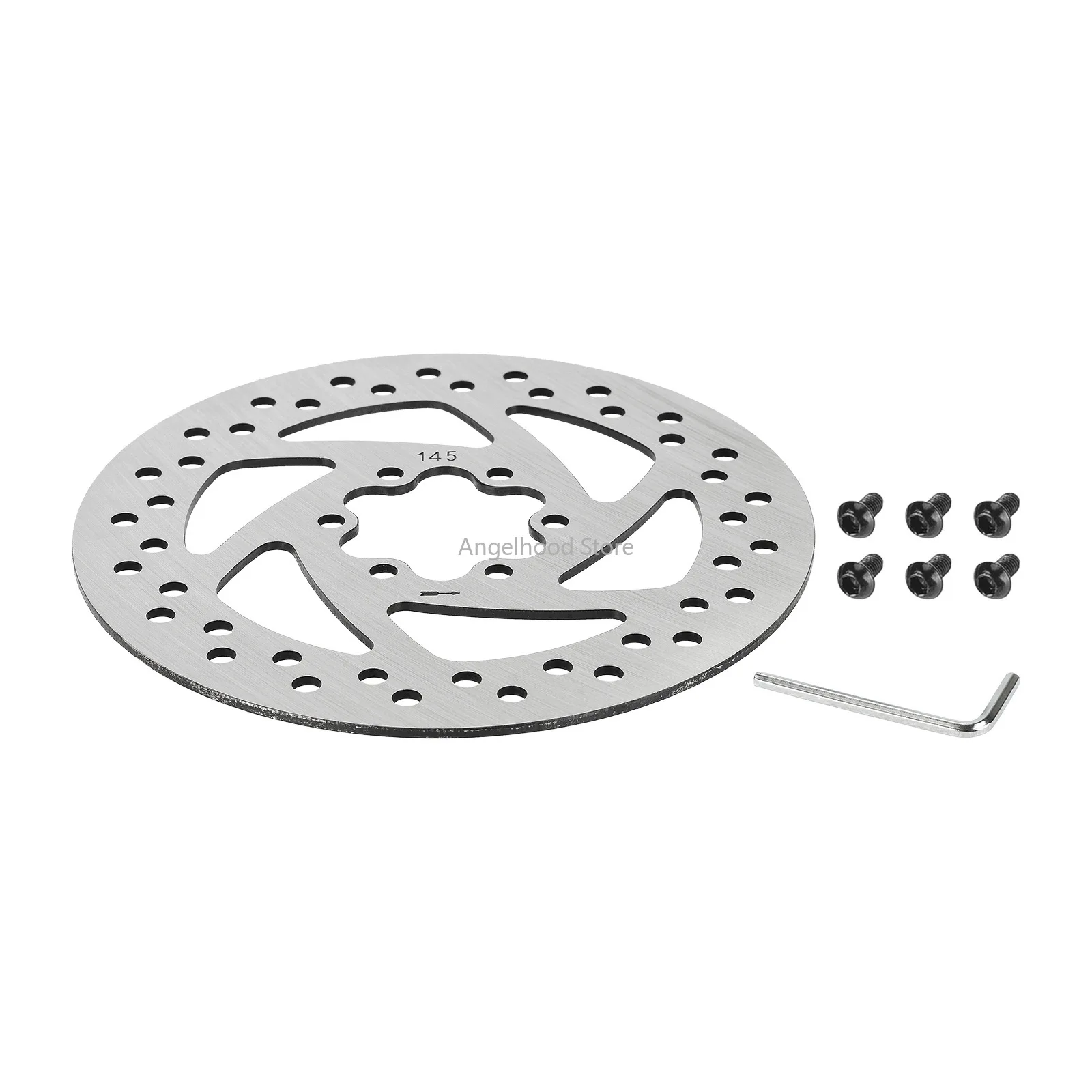 

For VSETT 10+ DUALTRON KAABO Electric Scooter 145mm Brake Disc Rotor 6 Holes Disk Brake E-Scooter Brake Accessories