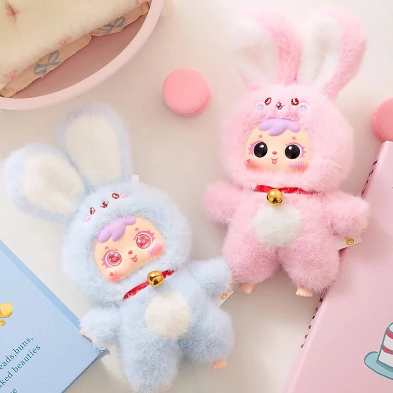 Nuovo Samuel Fortune Coniglio Baby Paradise Peluche alla moda Scatola cieca Bambola giocattolo Simpatico sacchetto morbido Portachiavi con ciondolo Regalo a sorpresa per le ragazze