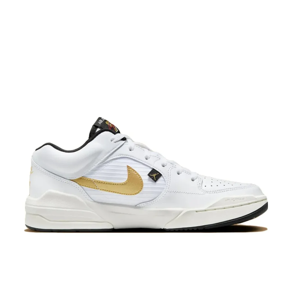 Nike New listing JORDAN STADIUM 90 Men's Low Top Casual Sneakers Fashionable and versatile Comfortable and lightweight White