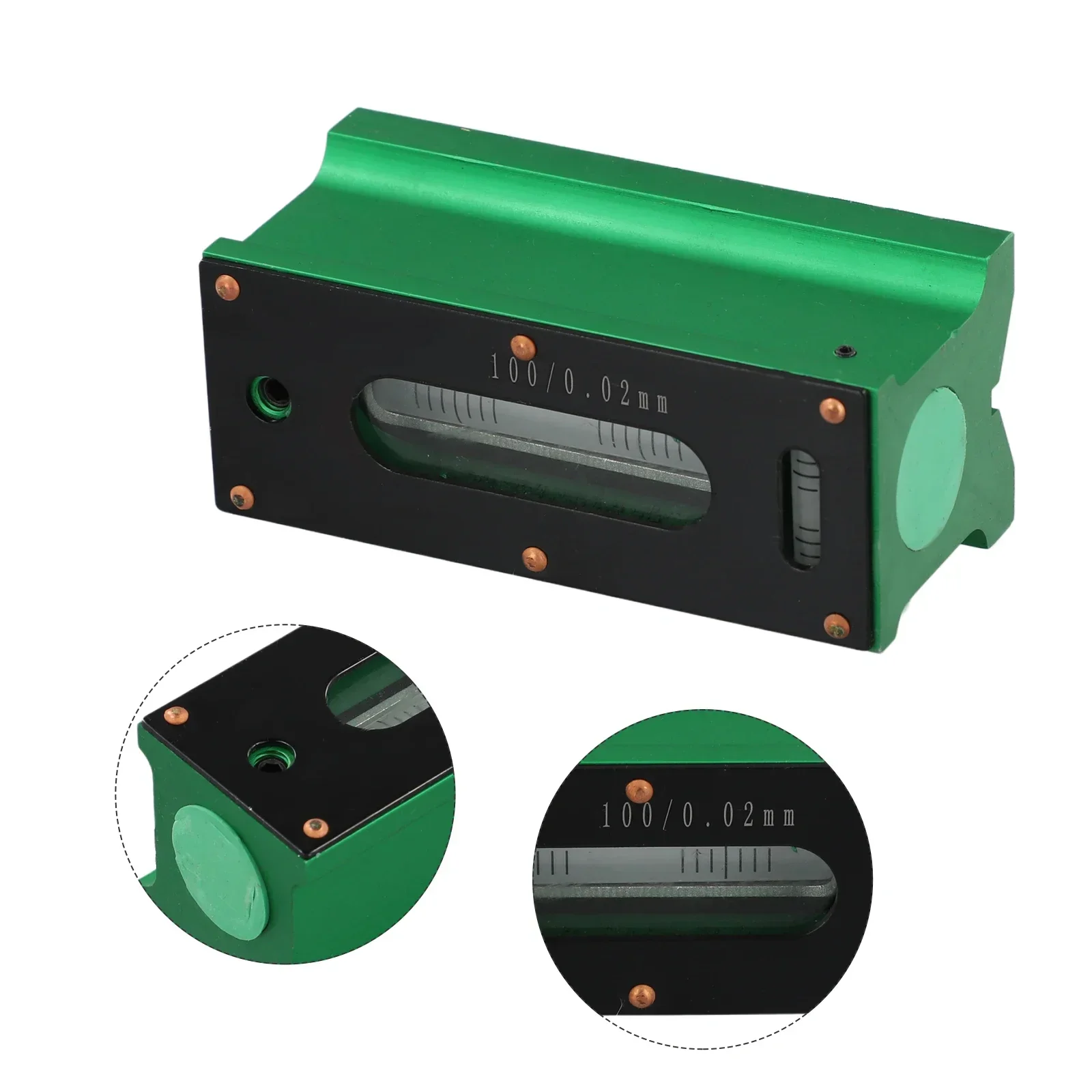 100mm 0.02mm Spirit Level Fitter Machine Tool Debugging Strip Level Industrial Tungsten Steel Measuring Tool