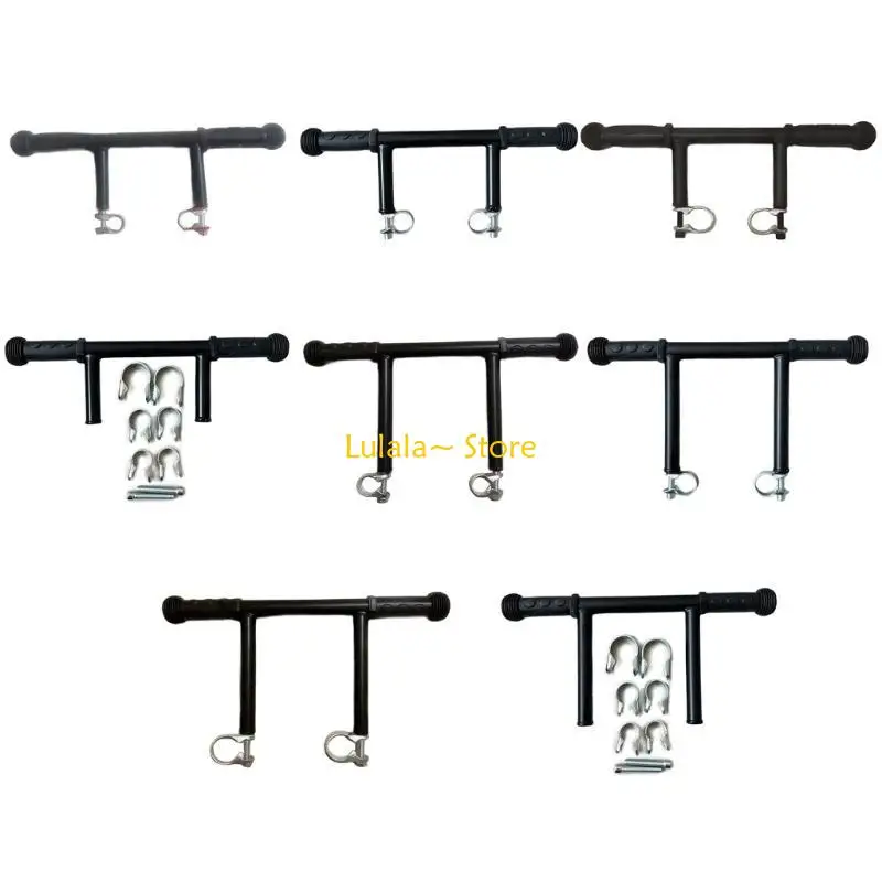 Y4QA Strollers Handle Extender with Clip Compact and Lightweight Design Pram Cart Handlebar for Easy Storage and Transport