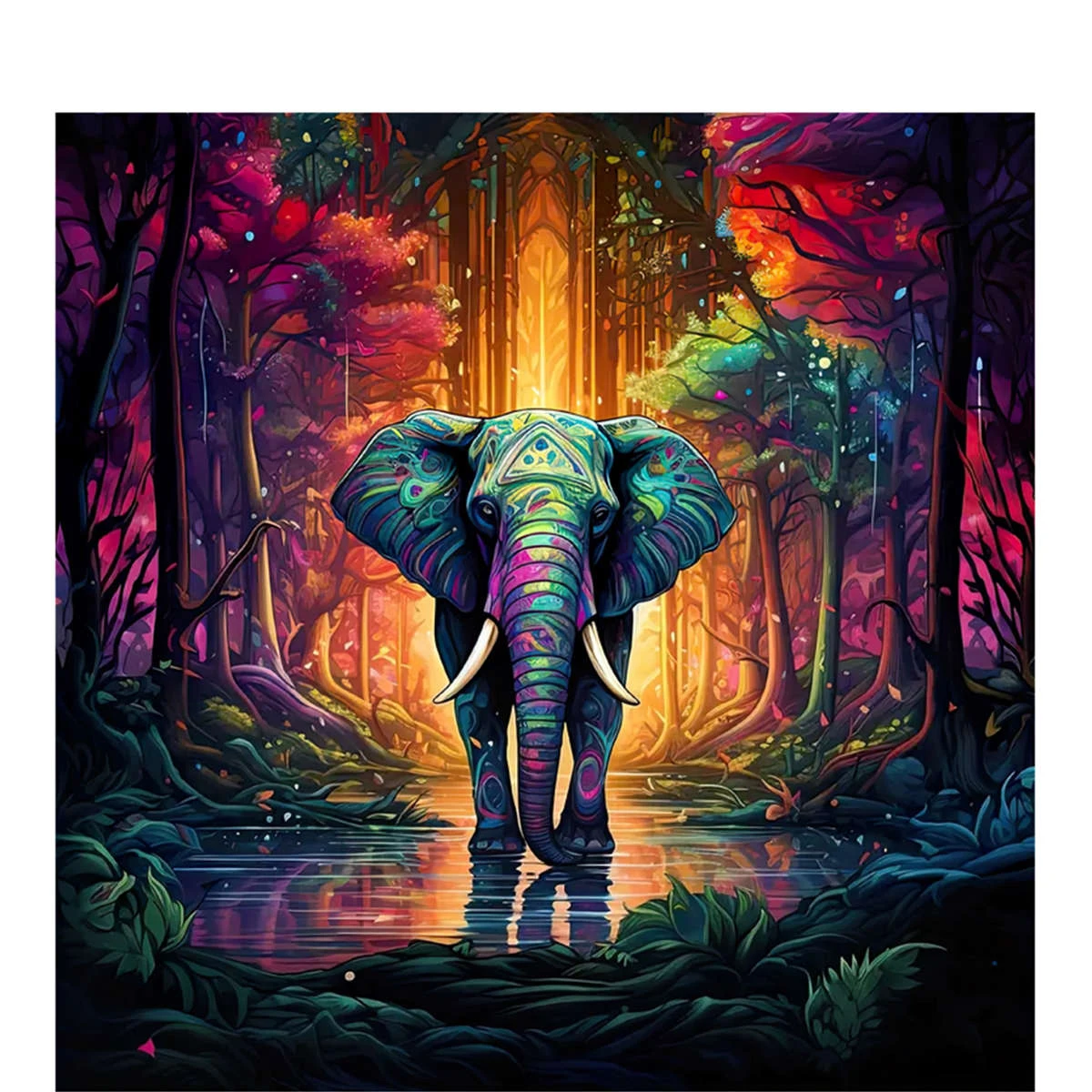 จิ๊กซอว์ไม้สี่เหลี่ยมสำหรับเด็กและผู้ใหญ่ปริศนาสำหรับครอบครัวแบบโต้ตอบได้ของขวัญวันหยุดเกมสำหรับเด็ก