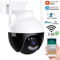 2MP 1080P Tuya/v380/iCsee APP Full Color Wireless PTZ IP Dome Camera AI Humanoid Detection Home Security CCTV Monitor