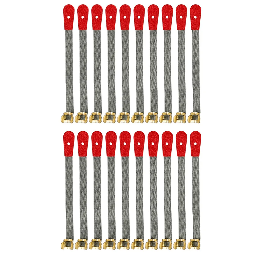 

50 шт. высококачественных ремней для настройки пианино с двойной металлической застежкой для точной настройки инструмента