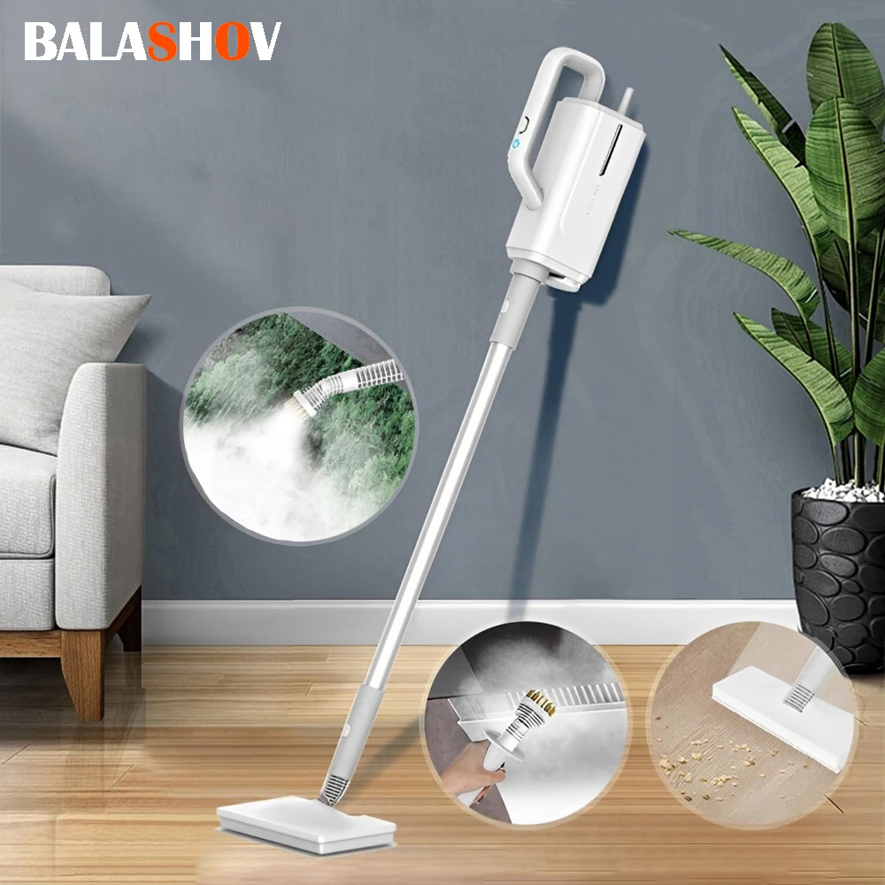 220V Electric Steam Mop Cleaner with Detachable Handheld High Temperature Steamer for Cleaning Hardwood/Laminate Floor, Tiles