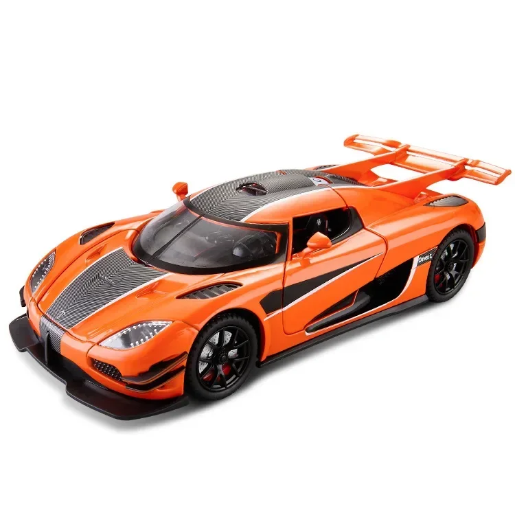 1:24  ONE 1 One:1 Alloy Die Cast Toy Car Model Sound and Light Pull Back Toy Collectibles Birthday Gift