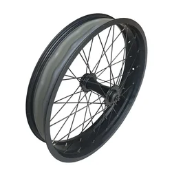 Ebike Front Wheel Snow Tire Rim 20*4.0 Quick Release Wheel Bicycle Accessories for Electric Bicycle MTB