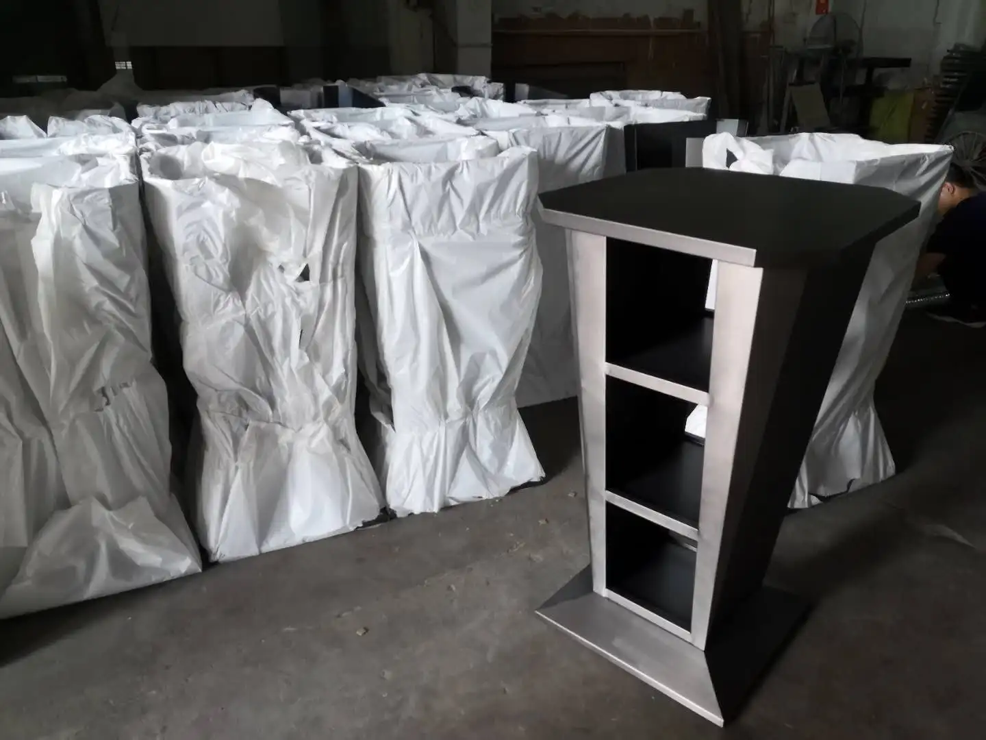 Новый современный дизайн, стальной мобильный портативный ночной клуб, высокий металлический барный стол для продажи