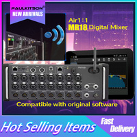Ari 1:1 Mr18 Professional Digital Mixer Wifi Usb Professional Multi Track Recording Audio Console Dj Studio Audio Mixing Console