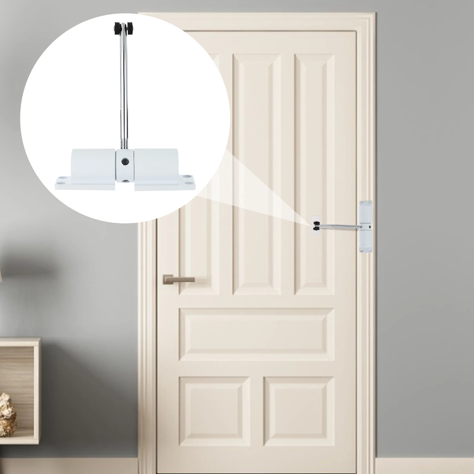 

1 Set Versatile Automatic Door Closer Reliable Self Closing Door Closer for Business