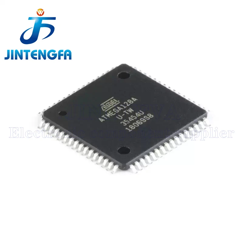 ATMEGA128A-AU TQFP-64 ATMEGA128A ATMEGA128-16AU U-TW U-TH Microcontrolador 128KB Flash programable SMD Chip IC