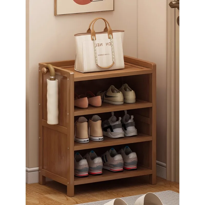 

Household indoor simple shoe rack, children's small multi-layer solid wood shoe storage cabinet,modern and simple doorstep shoe