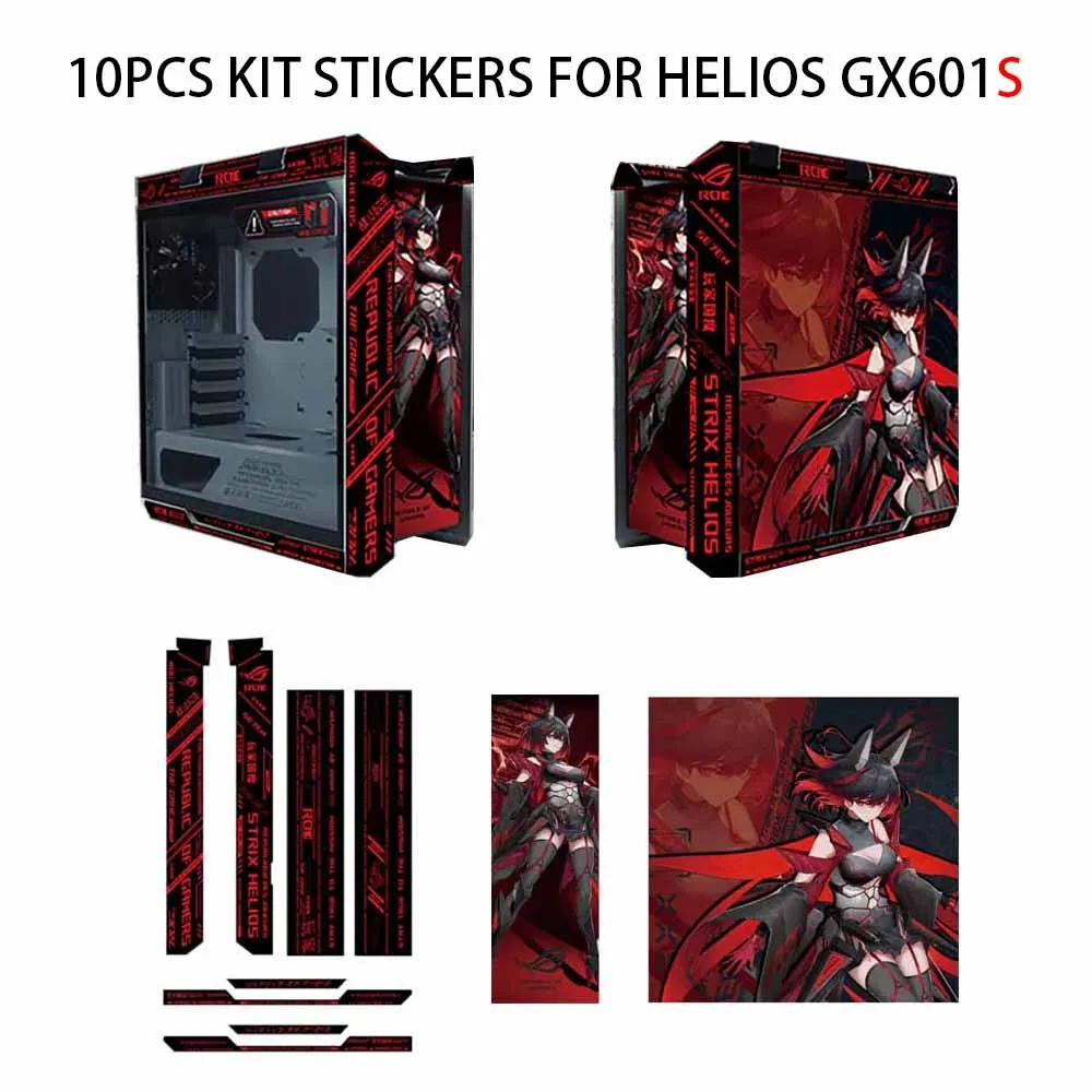 

Набор для самостоятельной сборки корпуса DIY ROG Helios GX601S Gen 2 из замши, декоративная защитная накладка для игрового корпуса