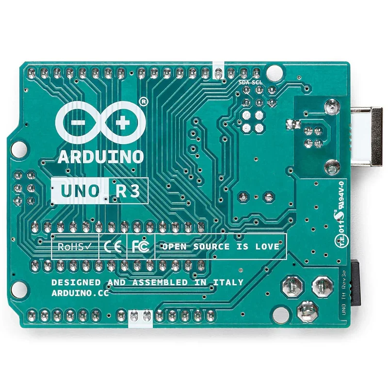 لوحة تطوير Arduino Uno R3 A000066 ATmega328P AVR إيطاليا مستوردة أصلية جديدة