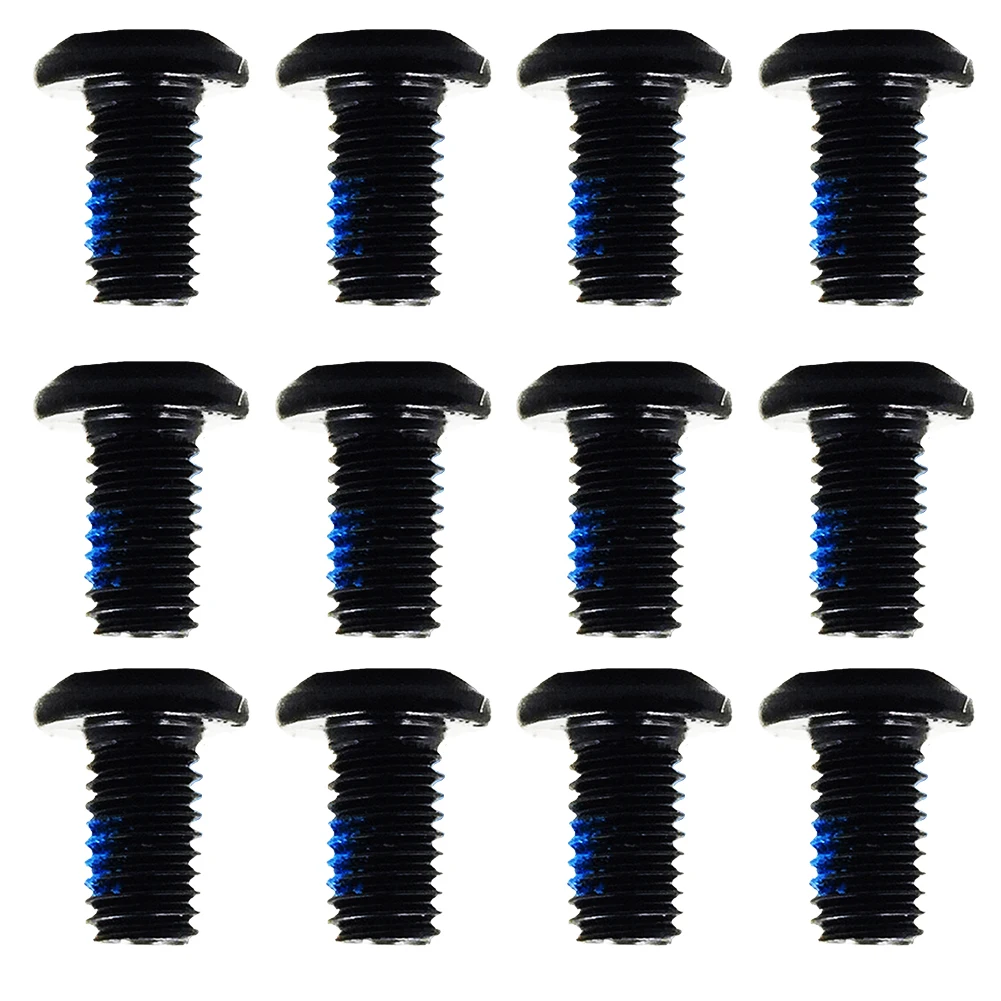 

Uniform Six Nail Disc Screws 12PC Black Textured Torx Head Clean And Smooth High-quality M5*10T25 Stainless Steel