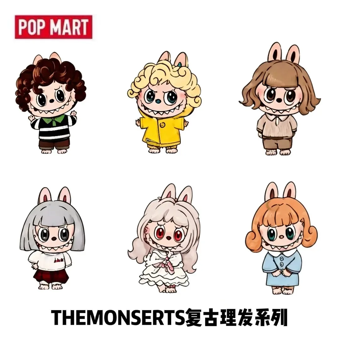POPMART Original Labubu The Monsters Hair Salon Series Blind Box Adorable Decorative Items As Birthday Gifts in Stock