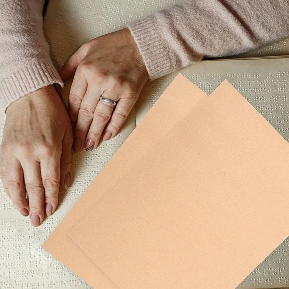 

10 шт. бумаги для письма по Брайлю для незрячих, долговечная поверхность для письма, набор для изучения Брайля, инструмент для ежедневного использования