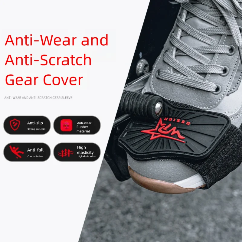 

Motorcycle Shift Pad Gear Shoe Cover Boot Protective Cover Adjustable Shifter Shield Anti Slip Pad Motorcycle Shoe Protection