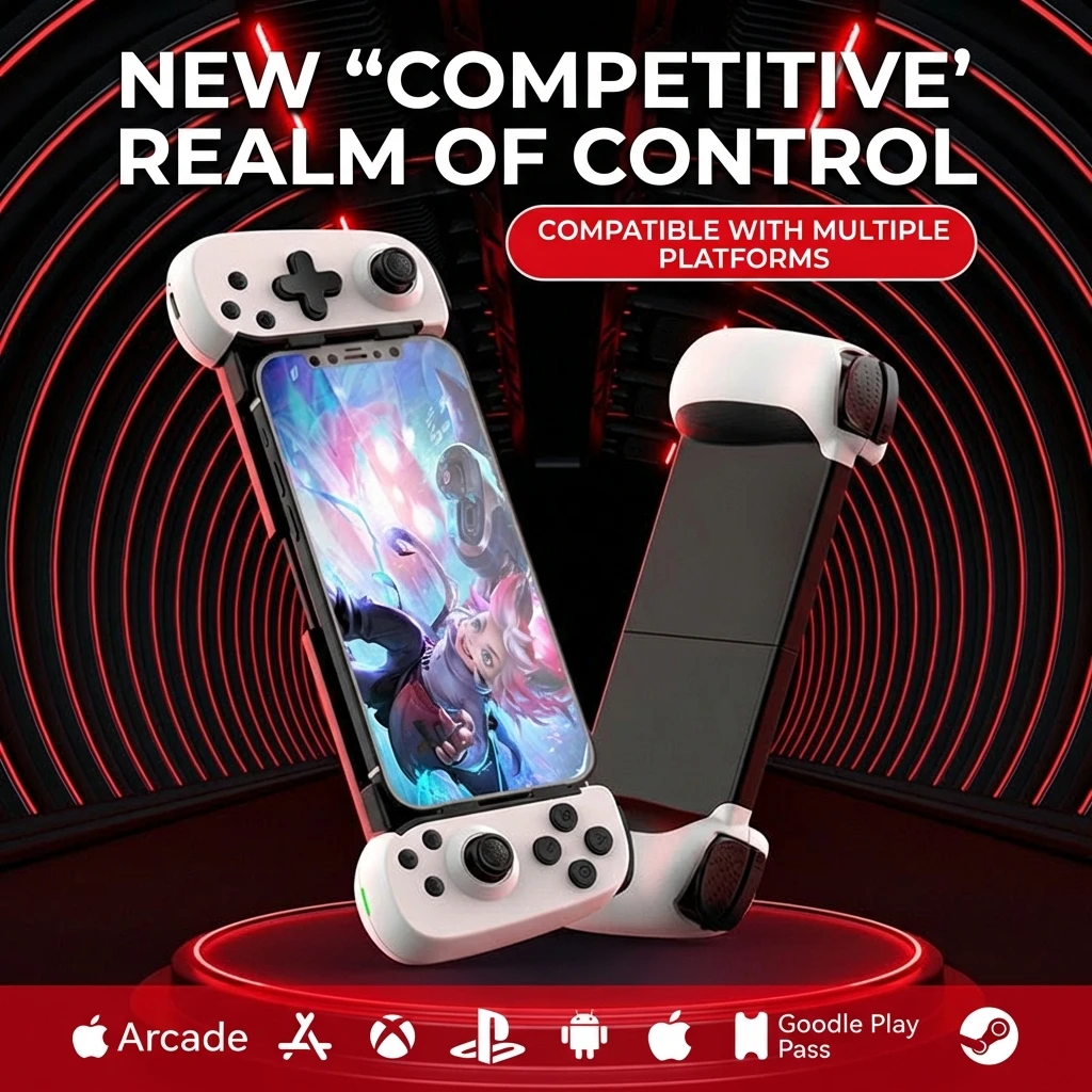 

Wireless Stretchable Game Controller Bluetooth 5.0 Mobile Phone Gamepad Controller For Samsung Huawei Xiaomi iPhone Android IOS