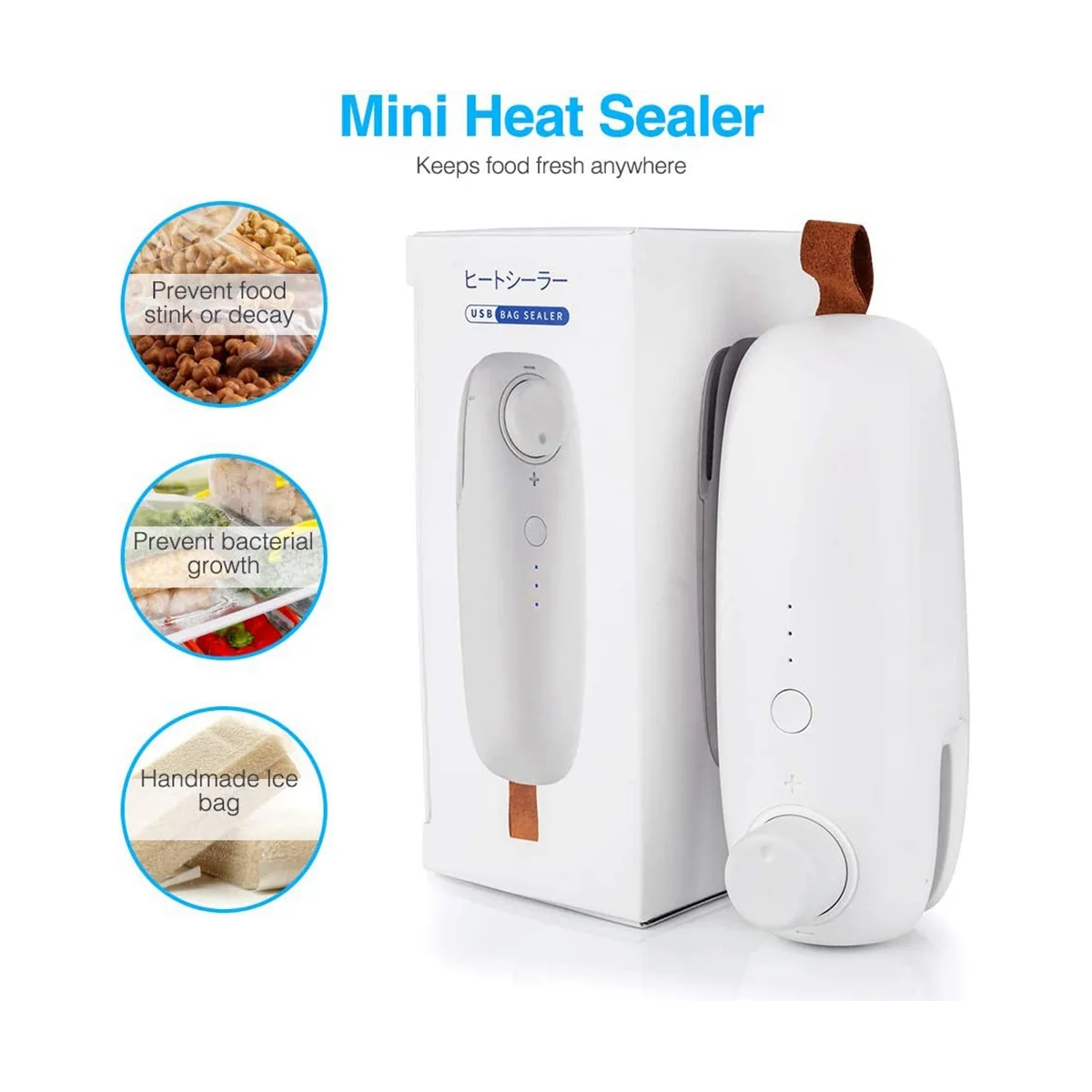 Mini Foil Sealer, USB Rechargeable Mini Foil Sealer, Sealing Machine, Bags Welding Machine, Bag Welder