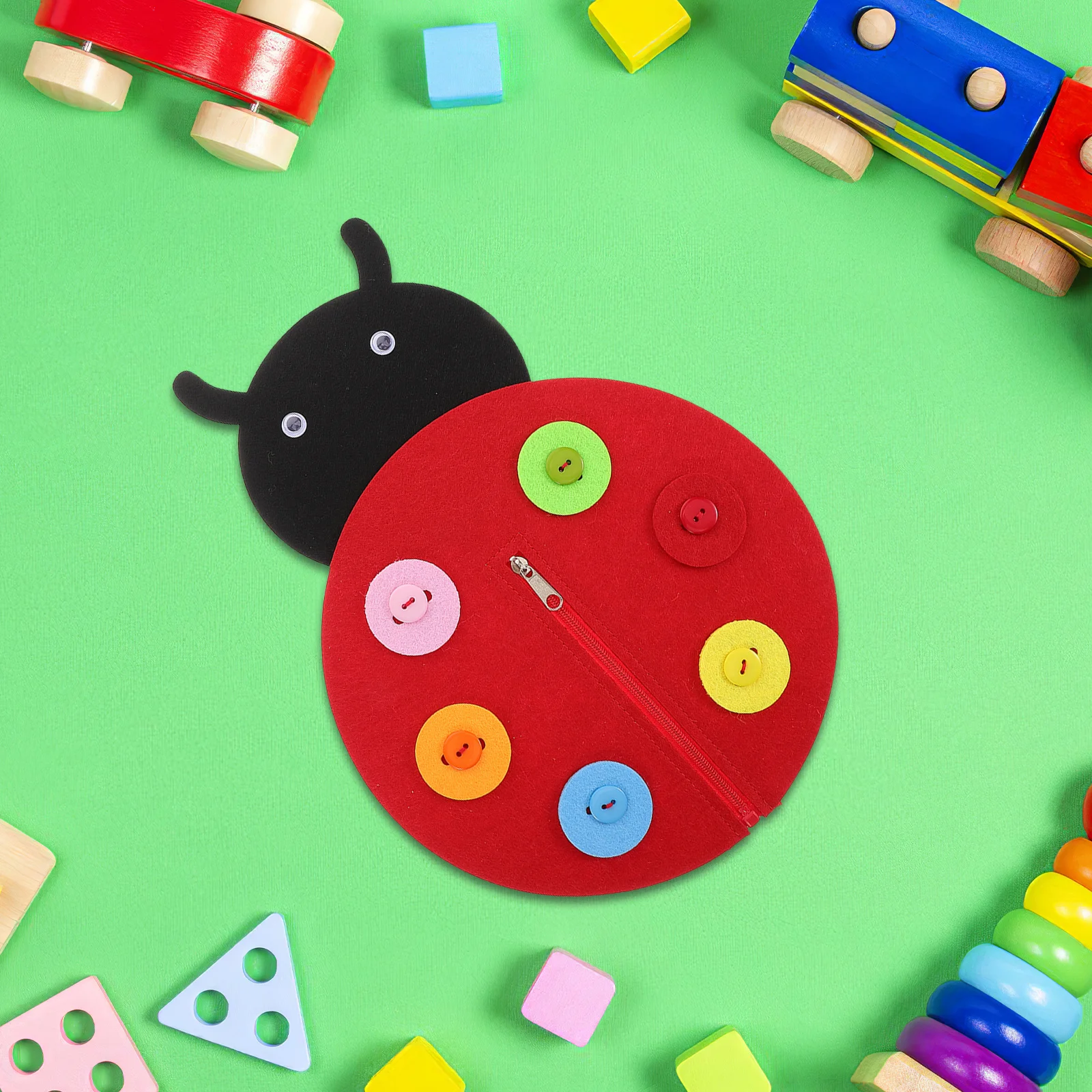 2 zestawy włókninowych tablic Montessori z guzikami dla maluchów, kolorowe tablice z zamkami błyskawicznymi dla dzieci, sensoryczne zajęcia edukacyjne dla przedszkolaków