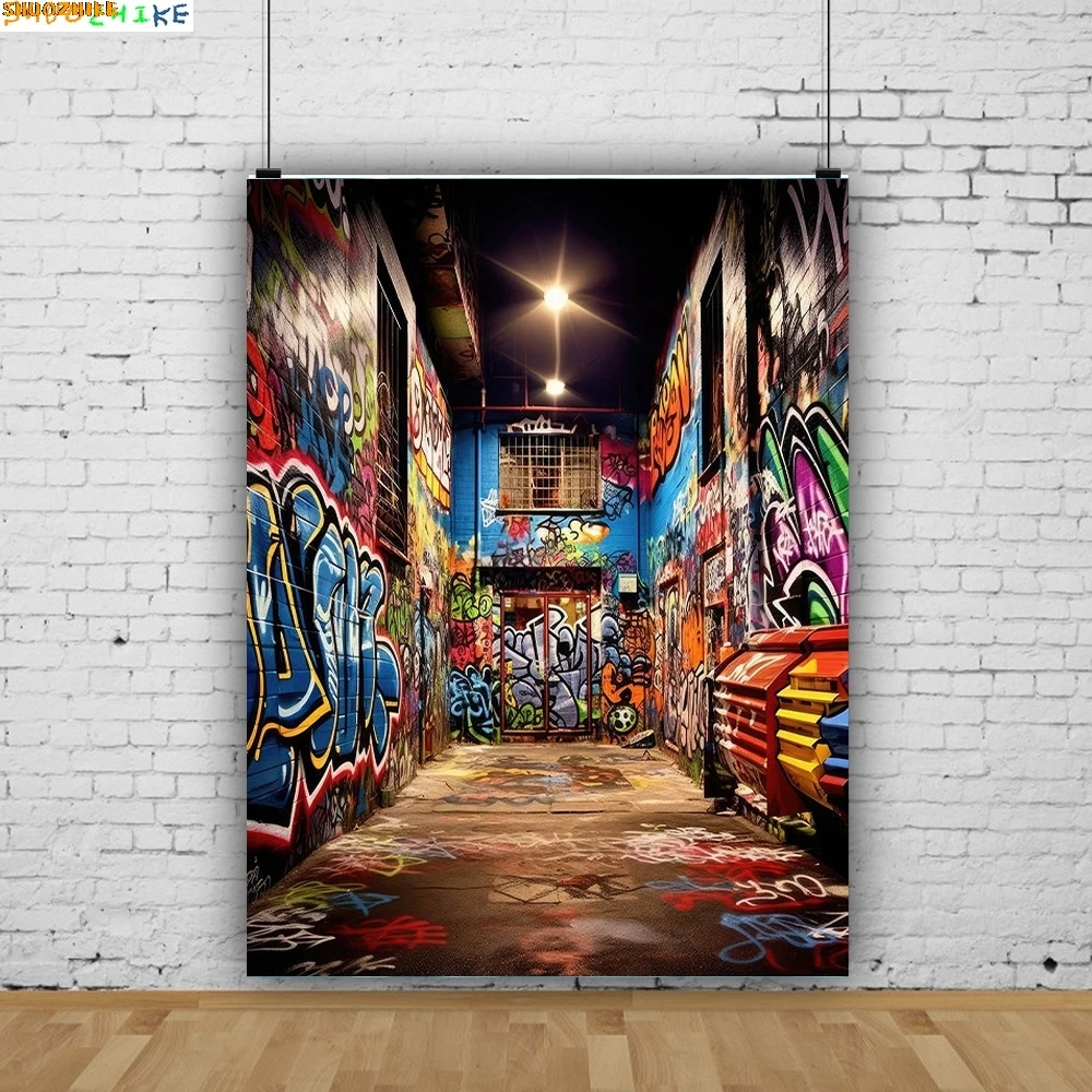 

Vintage Brick Wall Grungy Photography Backdrops Prop Old Room Subject Product Baby Child Portrait Photo Studio Background VG-08