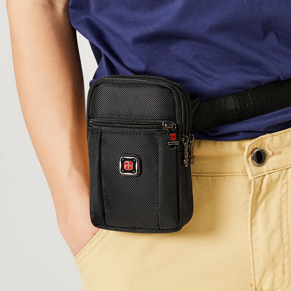 JANGEAR-bolsa protectora para teléfono móvil para hombre, bolsa de mensajero impermeable para correr, cinturón deportivo, riñonera cruzada de