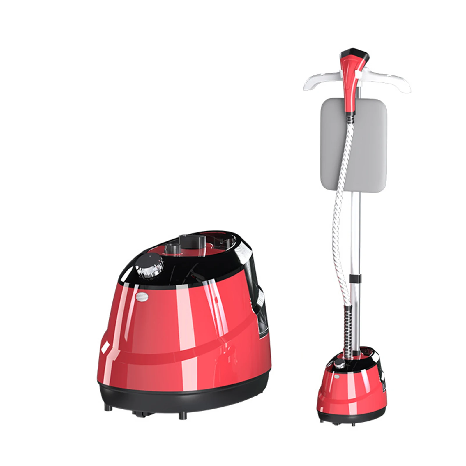 Vaporizador de Ropa Vertical de 2000W, Plancha de Vapor Comercial y Doméstica, 3 Ajustes de Vapor, Tanque de Agua de 2L, Vapor de 40g/min, Eliminador de Arrugas para Ropa con Tabla de Planchar