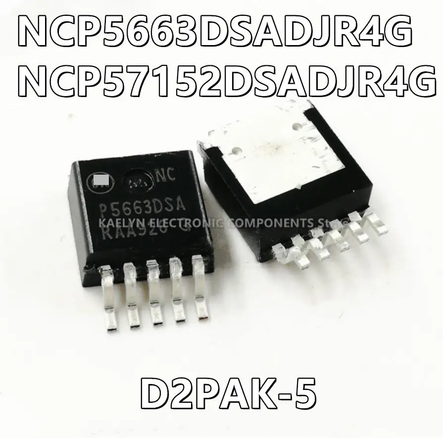 10Pcs/lot NCP5663DSADJR4G P5663DSA NCP57152DSADJR4G P57152DSA Linear Voltage Regulator IC Positive Adjustable 1 Output 1.5A 3A