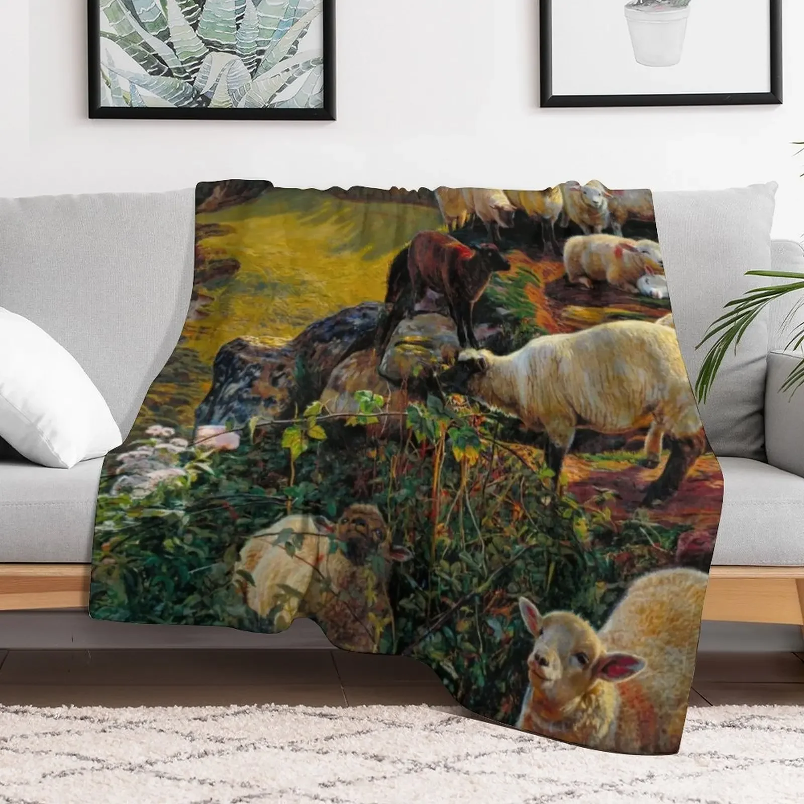 Our English Coasts Throw Blanket Soft Bedroom Blanket for Night Sleeping