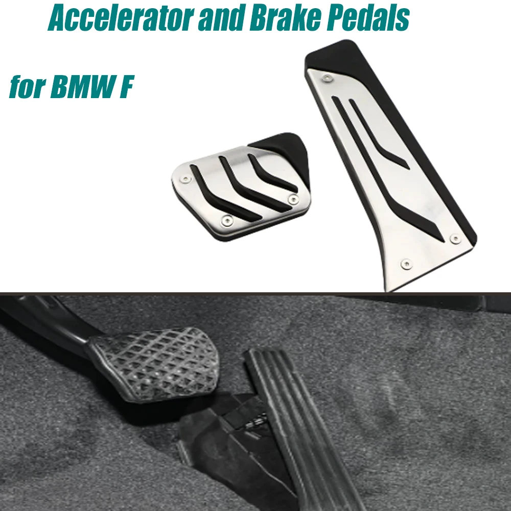 for BMW F Platform Gas Pedal and Stainless Steel Brake Pedal Automatic Transmission  Manual Transmission Interior Customization