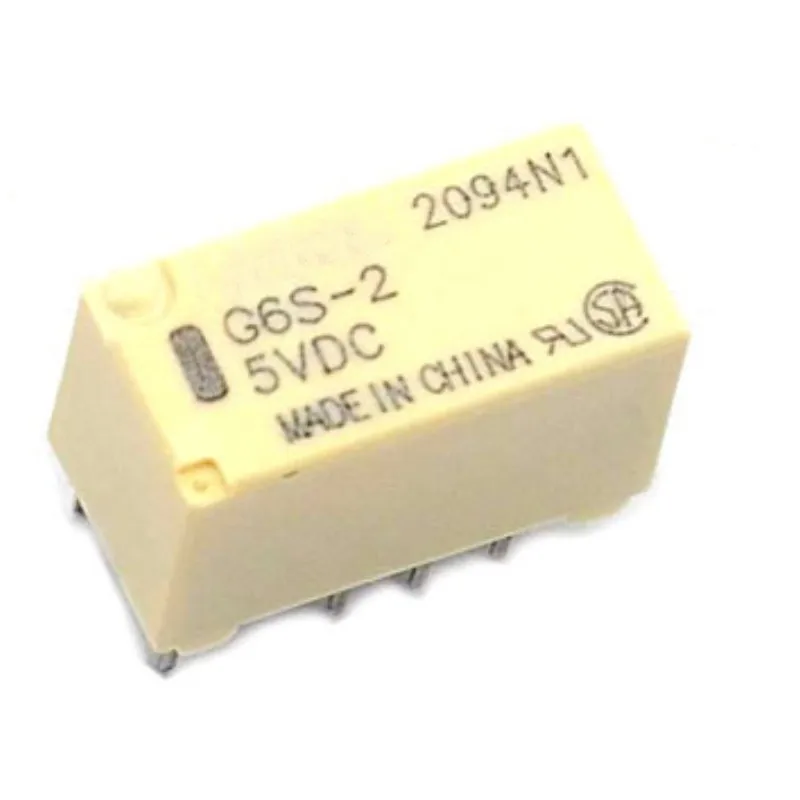 

Free Shipping 10pcs/lot relay G6S-2-5VDC