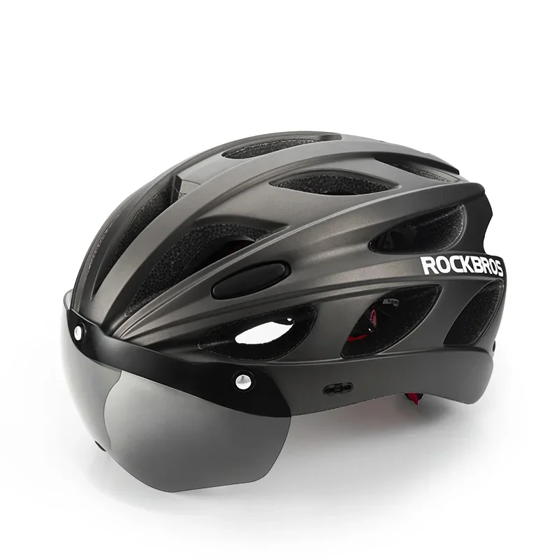 

Bike Helmet with Integrated Windshield, Cycling Helmet, Men's and Women's Oversized Safety Helmet Tools