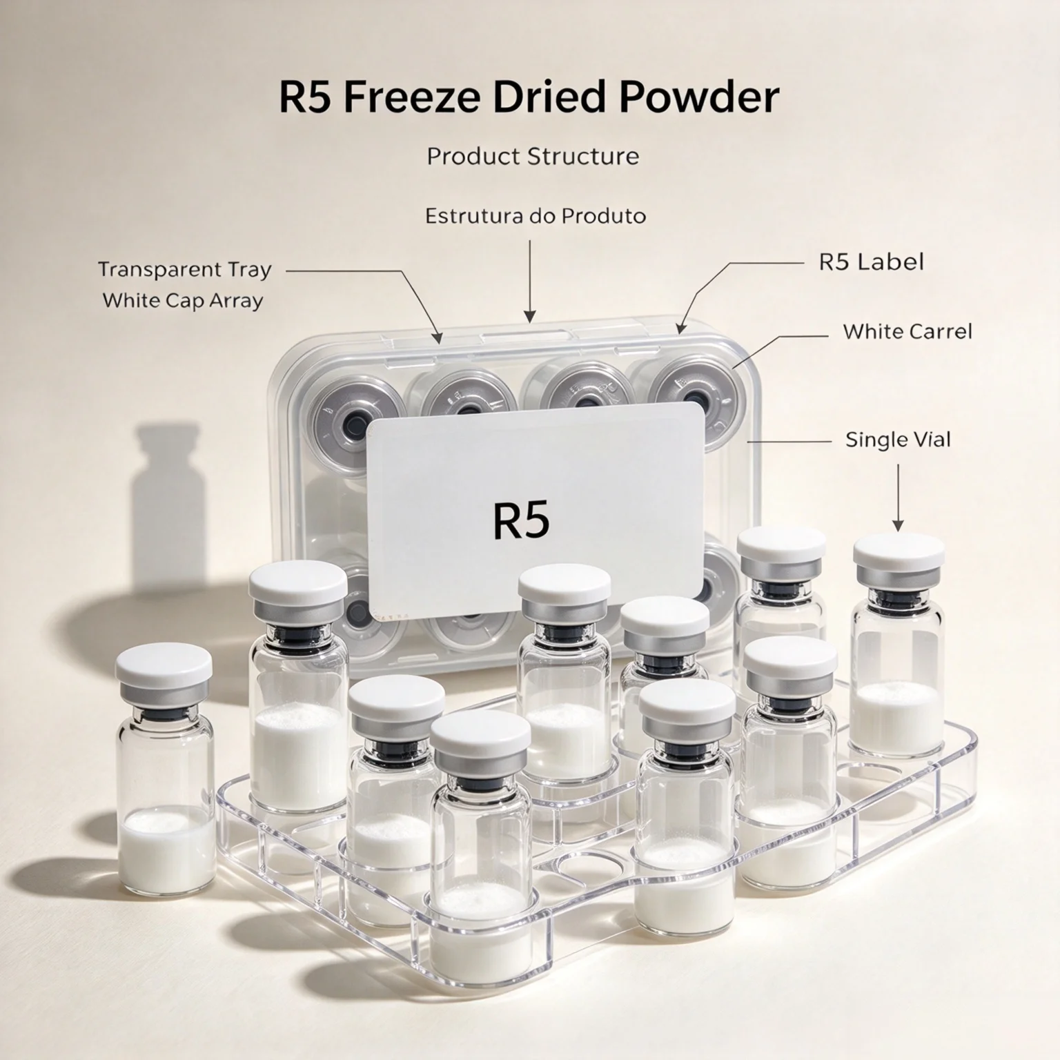 Lyophilized Powder, Freeze DriedPowder, Deep Nourish Skin, Gentle forDaily Use, Facial Home Skin Care,Suitable for All Skin Type