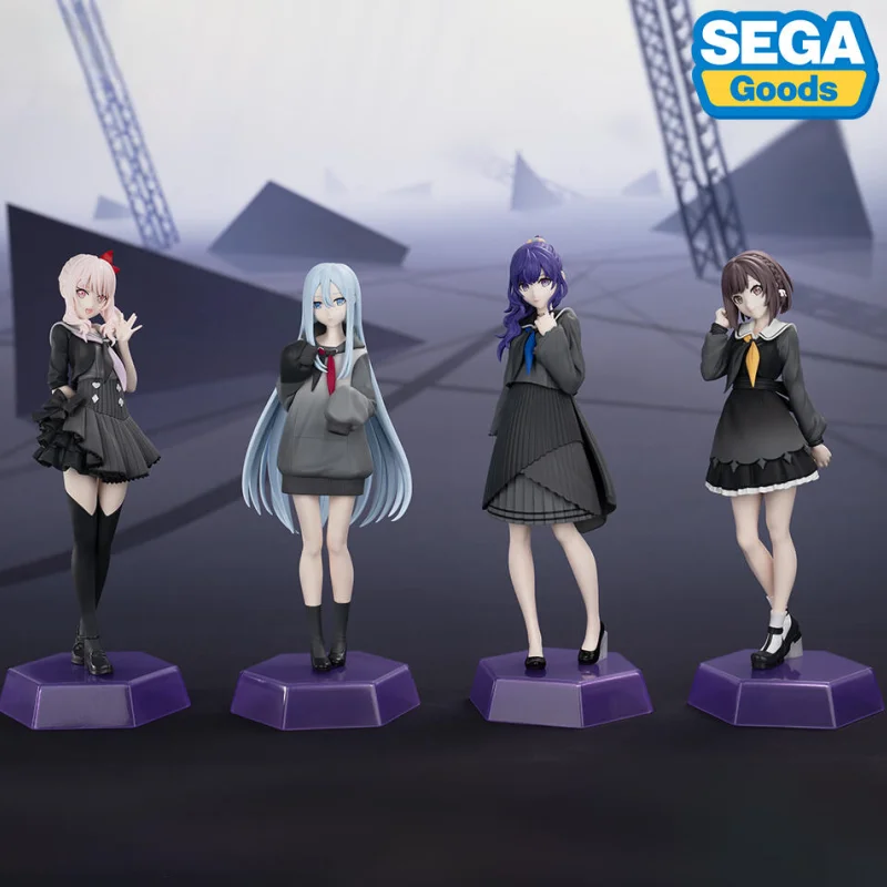 

В наличии красочная сцена Sega Project Sekai аниме фигурка Yoisaki Kanade Akiyama Mizuki модель настольное украшение игрушка подарок на день рождения