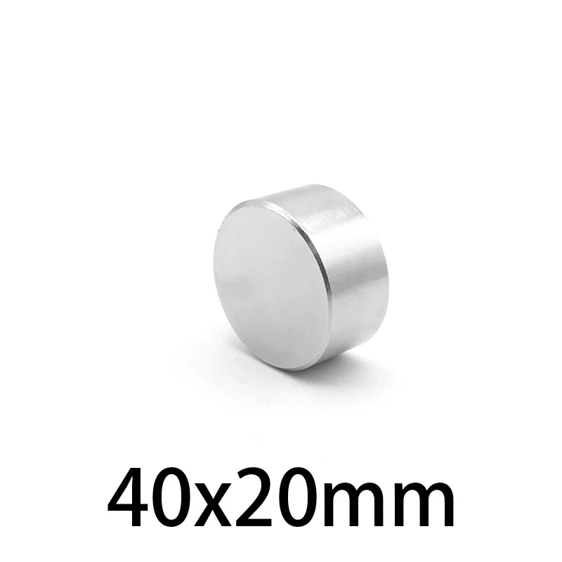 40x20mm N35 Round Super Strong Neodymium Magnet Rare Earth 40x20mm Permanet Powerful Magnets 40*20mm