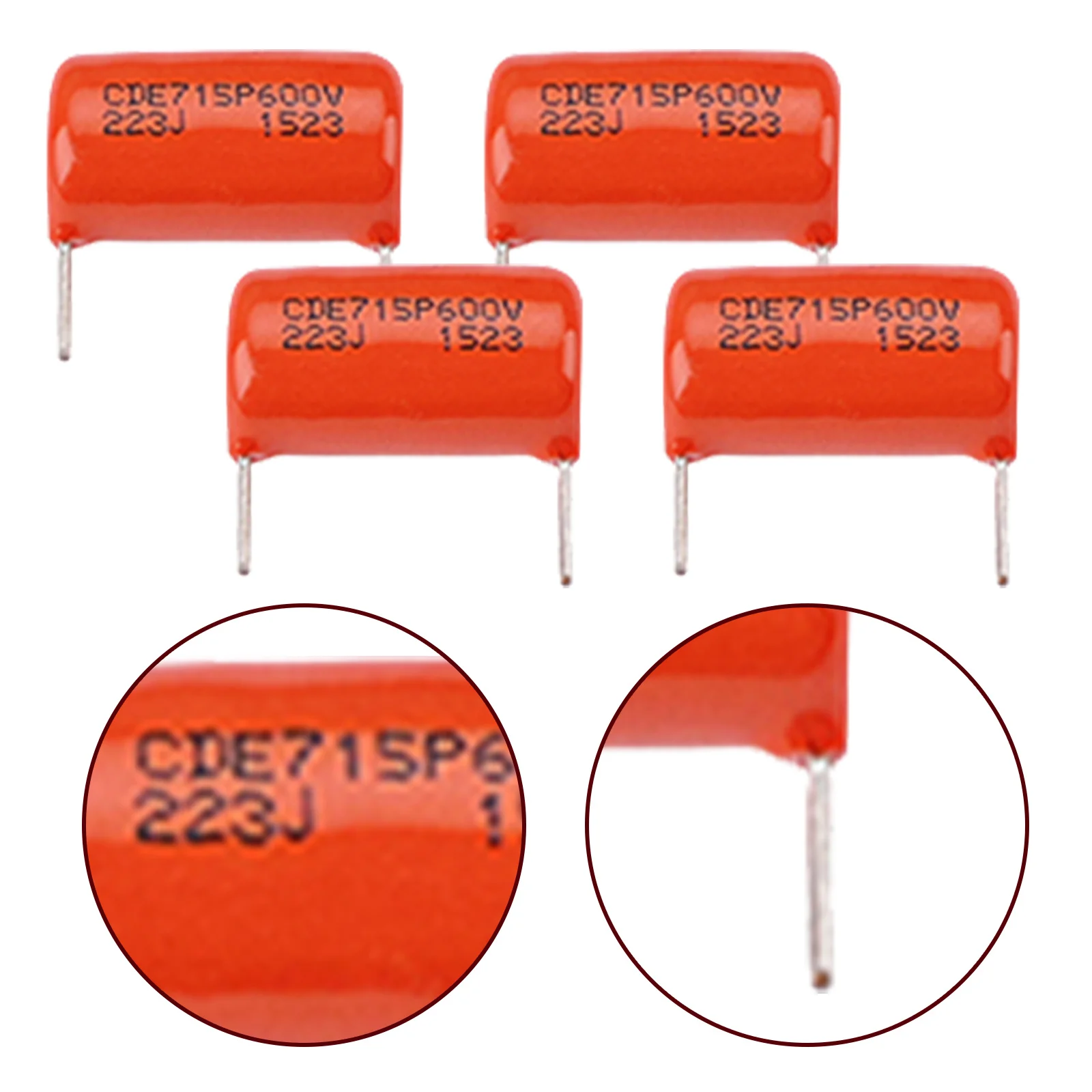 

1 set 1 Set Premium Guitar Capacitors Solid Copper Leads Clean Guitar Supplies Clear Sound Replacement Bass Vintage Amplifiers