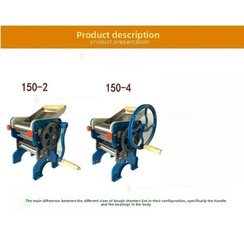 1pcs Manual Double Sided Dough Kneading Machine 150-2 150-4 Stainless Steel Press for Home Use