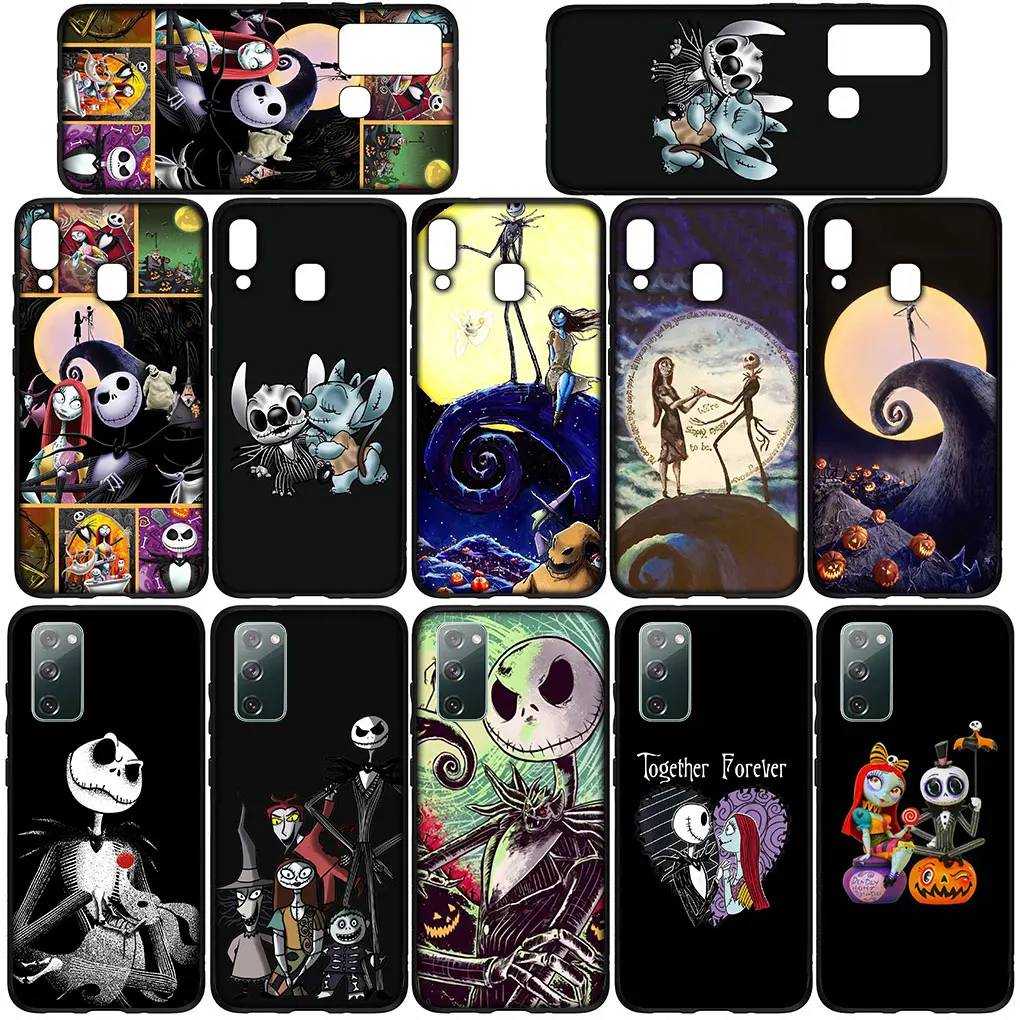 Skellington Jack The Nightmare Before Christmas dla Samsung Galaxy S23 S22 S21 S20 Fe Ultra S8 Plus A21S A71 A12 A13 Etui na telefon