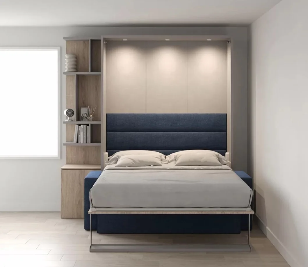 

-ForCustom Modern Hidden Bed Saving Space Twin Queen Size Murphy Folding Wall Beds with Sofa&