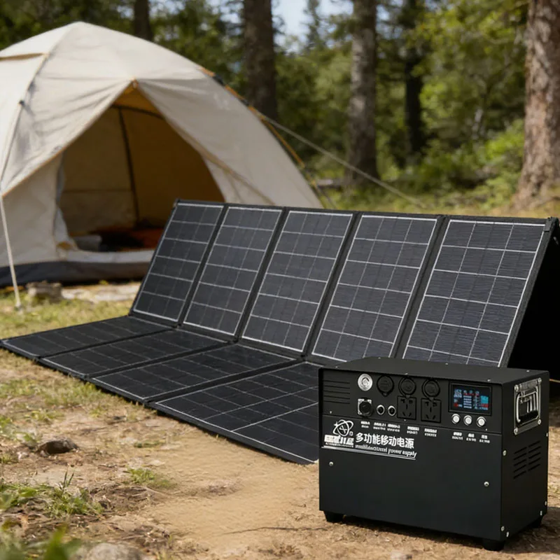 128Wh 256Wh Mini Solar Generator Station, Built-in Radio Function, Outdoor DC USB Multifunctional Energy System