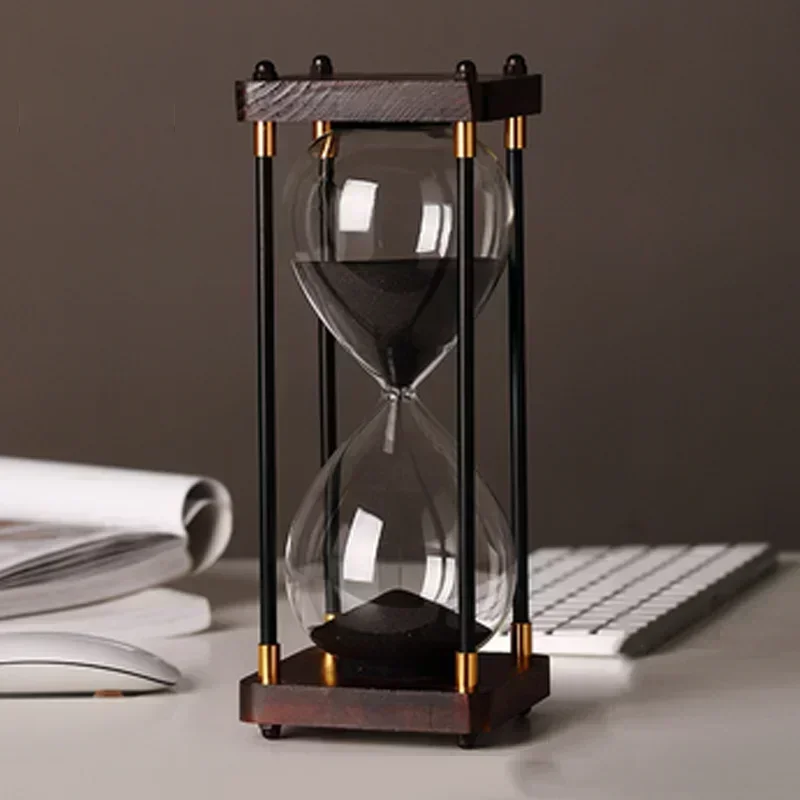 15/30/45/60 Minutes Retro Hourglass Luxury Gift Study Living Room Decoration Office Decompression Ornaments Home Arts and Crafts