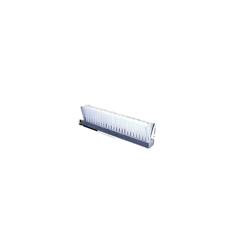 Aluminum alloy hair planting PVC strip brush, industrial long hair brush,board brush,nylon silk,hard hair,industrial hair  strip